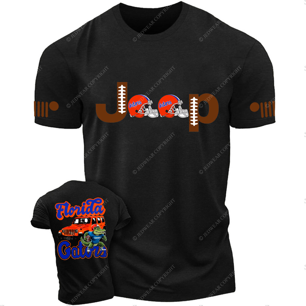 Florida Jp Gats Orange Helemet Jp T-shirt