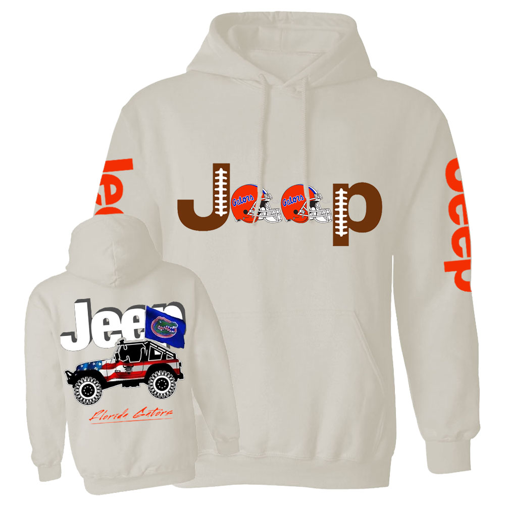 Jp Florida Football Flag Casual Hoodie