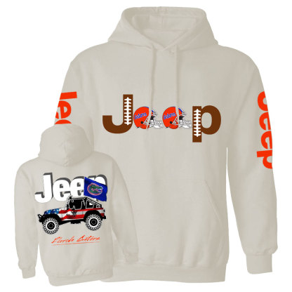 Jp Florida Football Flag Casual Hoodie