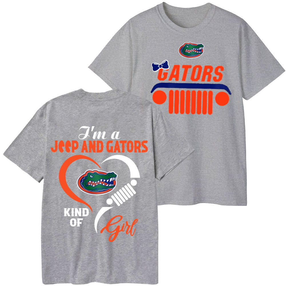 Florida Gators Football Team Heart Jp Girl T-Shirt