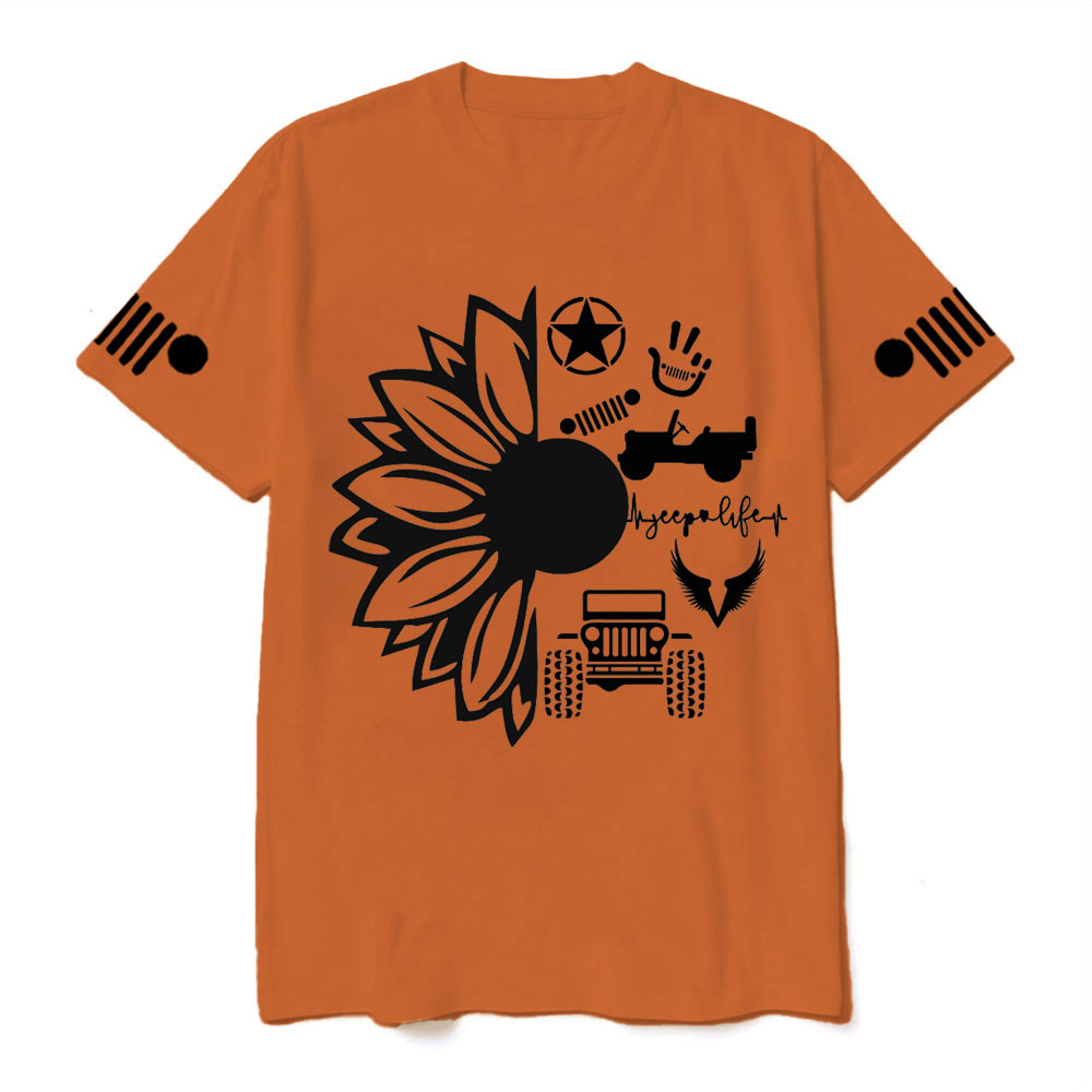 Jp Life Flower Jp Logo T-Shirt