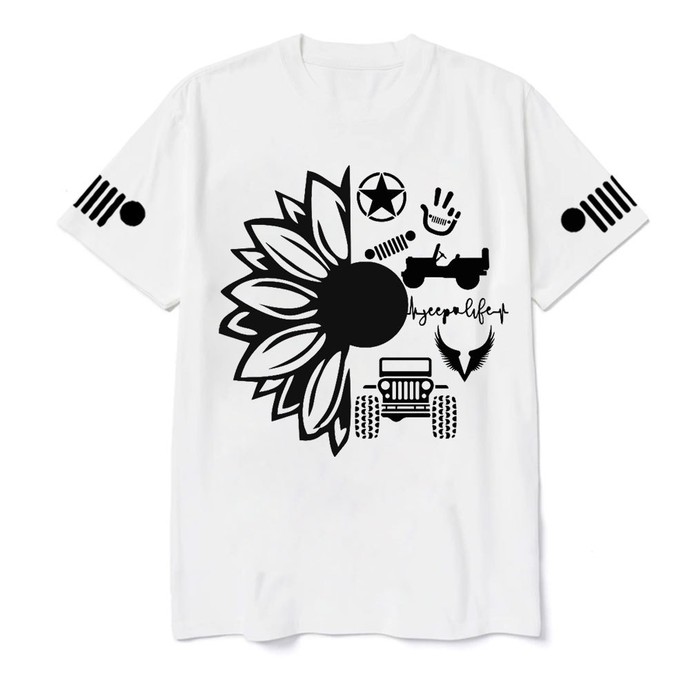 Jp Life Flower Jp Logo T-Shirt
