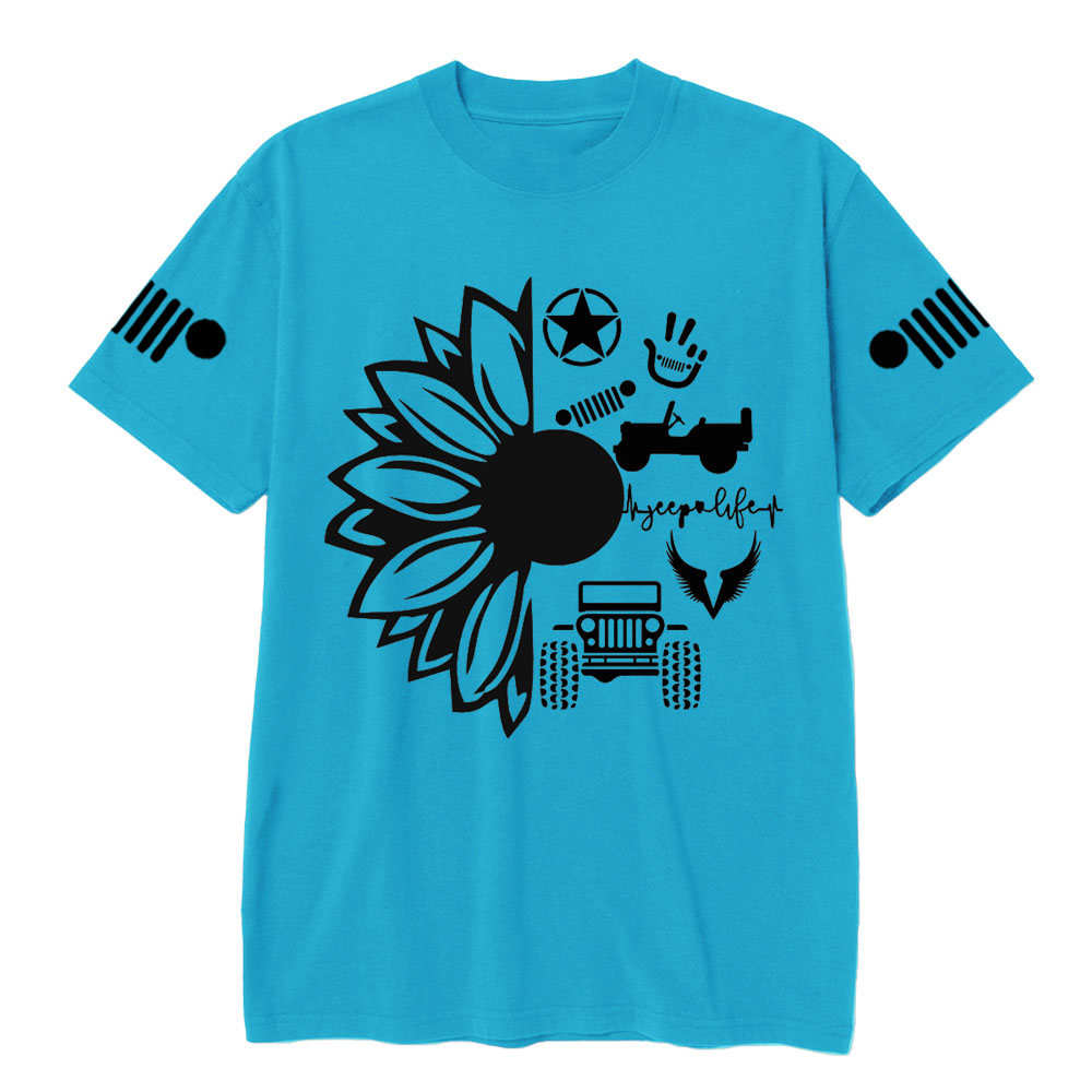 Jp Life Flower Jp Logo T-Shirt