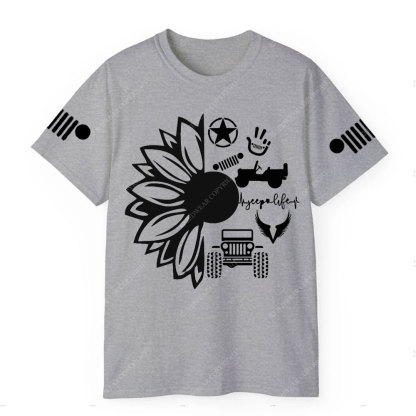 Jp Life Flower Jp Logo T-Shirt