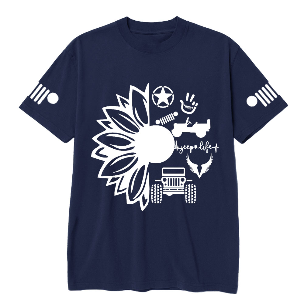 Jp Life Flower Jp Logo T-Shirt