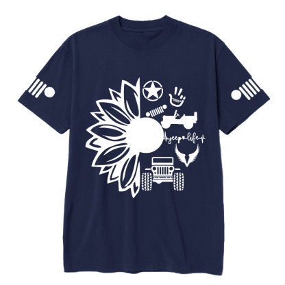 Jp Life Flower Jp Logo T-Shirt
