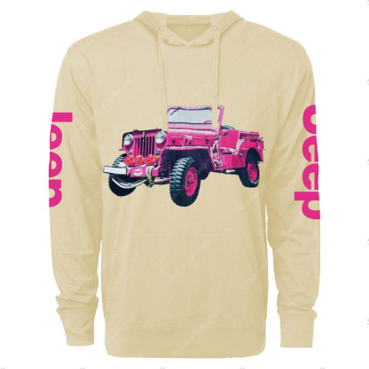 Pink Rose for Jp Girl Oversized Lightweight Hoodie