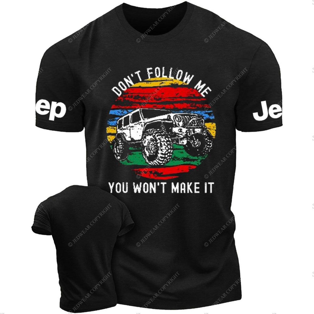 Don't Follow Me, Jping 4x4 Off Road T-Shirt