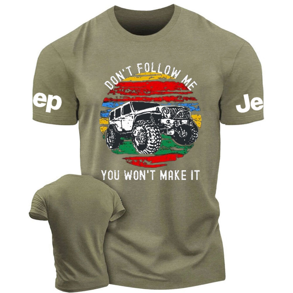 Don't Follow Me, Jping 4x4 Off Road T-Shirt