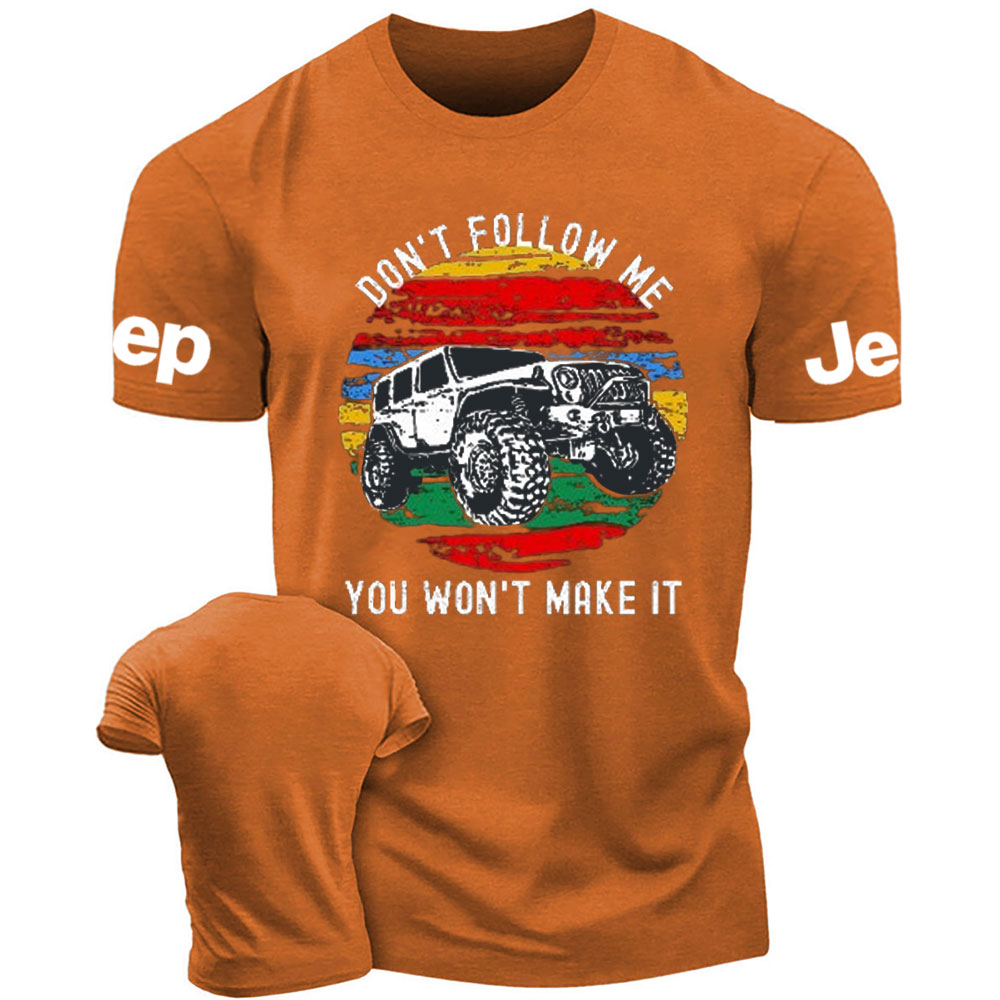 Don't Follow Me, Jping 4x4 Off Road T-Shirt