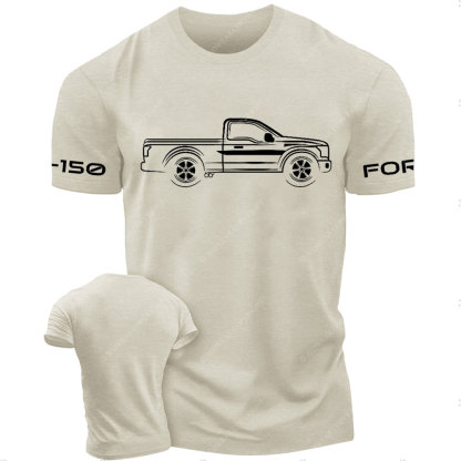 F0rd F-150 Raptor Single Cab Truck White Outline Jp T-Shirt