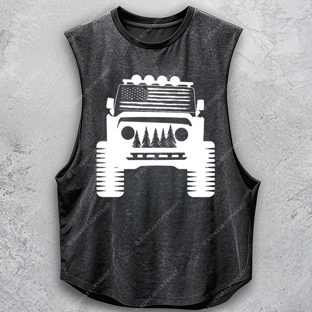 Camping Jp Forest Flag Men's Tank