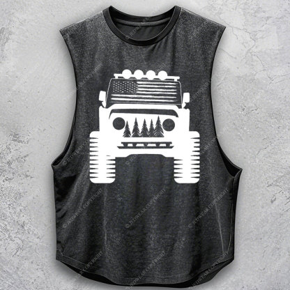 Camping Jp Forest Flag Men's Tank