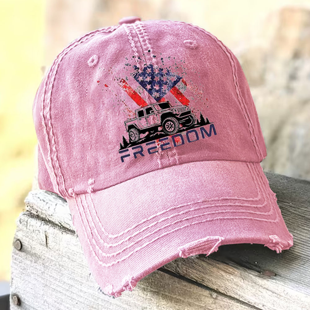 Jp 4th of July Freedom Baseball Cap