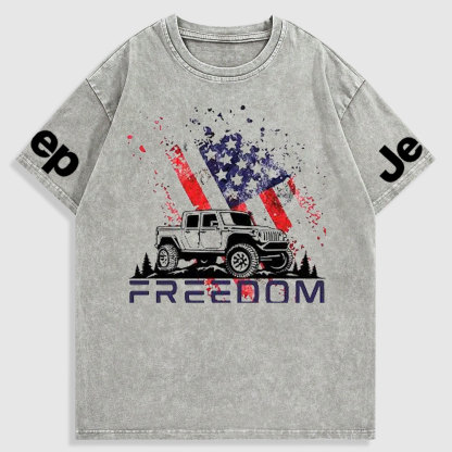 Jp 4th of July Freedom Washed T-Shirt