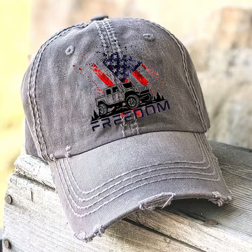 Jp 4th of July Freedom Baseball Cap