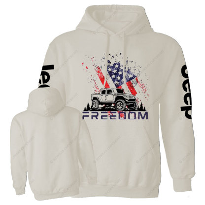 Jp 4th of July Freedom Casual Hoodie