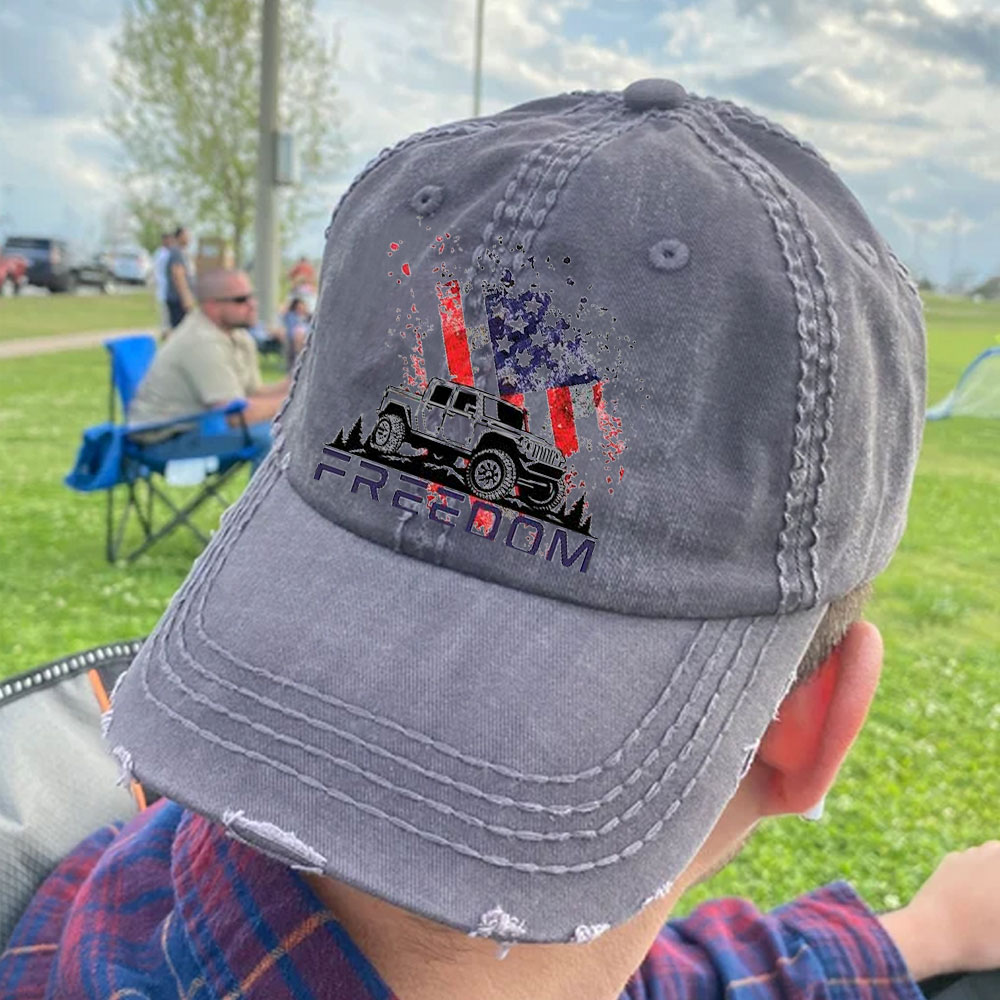 Jp 4th of July Freedom Baseball Cap