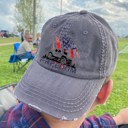 Jp 4th of July Freedom Baseball Cap