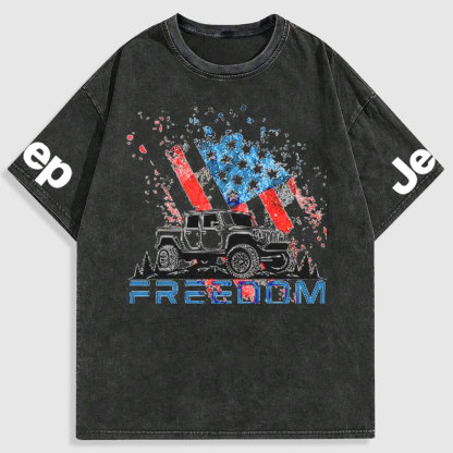 Jp 4th of July Freedom Washed T-Shirt