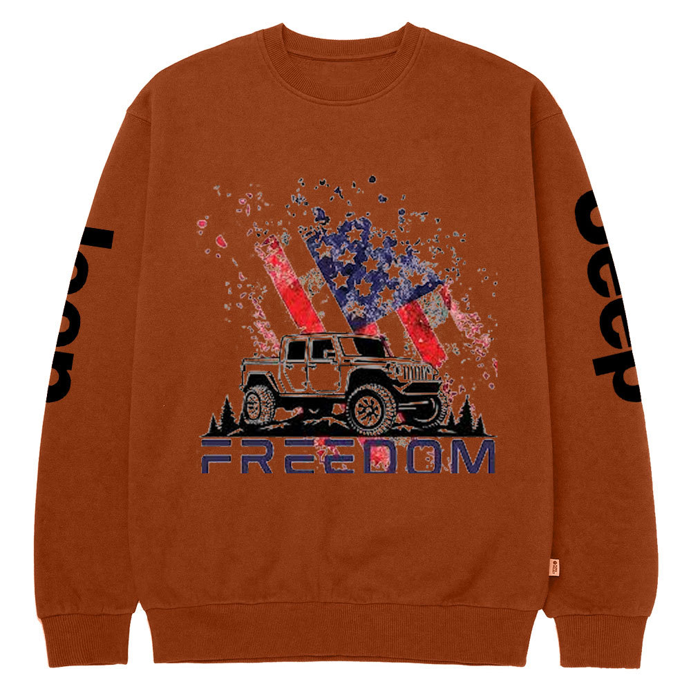 Jp 4th of July Freedom Crew Neck Sweatshirt