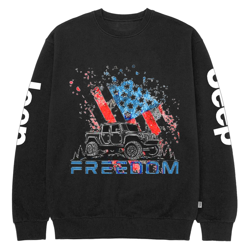 Jp 4th of July Freedom Crew Neck Sweatshirt