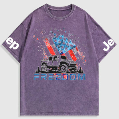 Jp 4th of July Freedom Washed T-Shirt