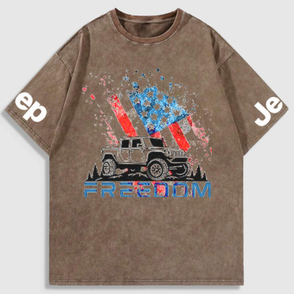 Jp 4th of July Freedom Washed T-Shirt
