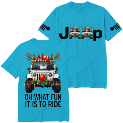 Oh What Fun It Is To Ride Merry Jpmas T-Shirt