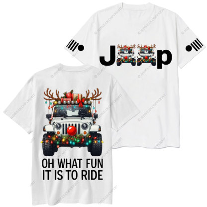 Oh What Fun It Is To Ride Merry Jpmas T-Shirt