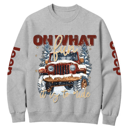 Oh What Fun It Is To Ride Jp Crew Neck Sweatshirt