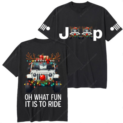 Oh What Fun It Is To Ride Merry Jpmas T-Shirt
