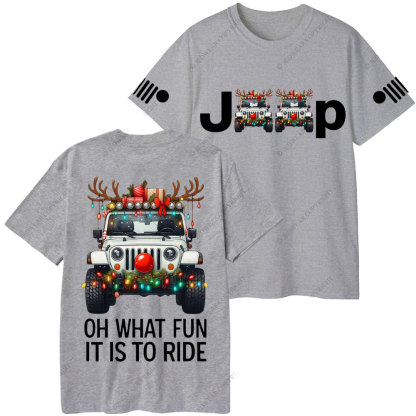 Oh What Fun It Is To Ride Merry Jpmas T-Shirt