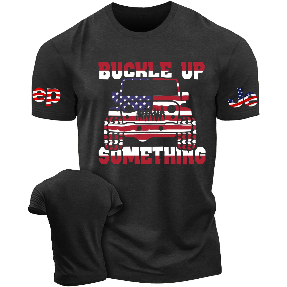 Funny Buckle Up I Want To Try Something Jp T-Shirt
