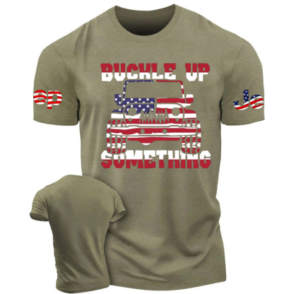 Funny Buckle Up I Want To Try Something Jp T-Shirt