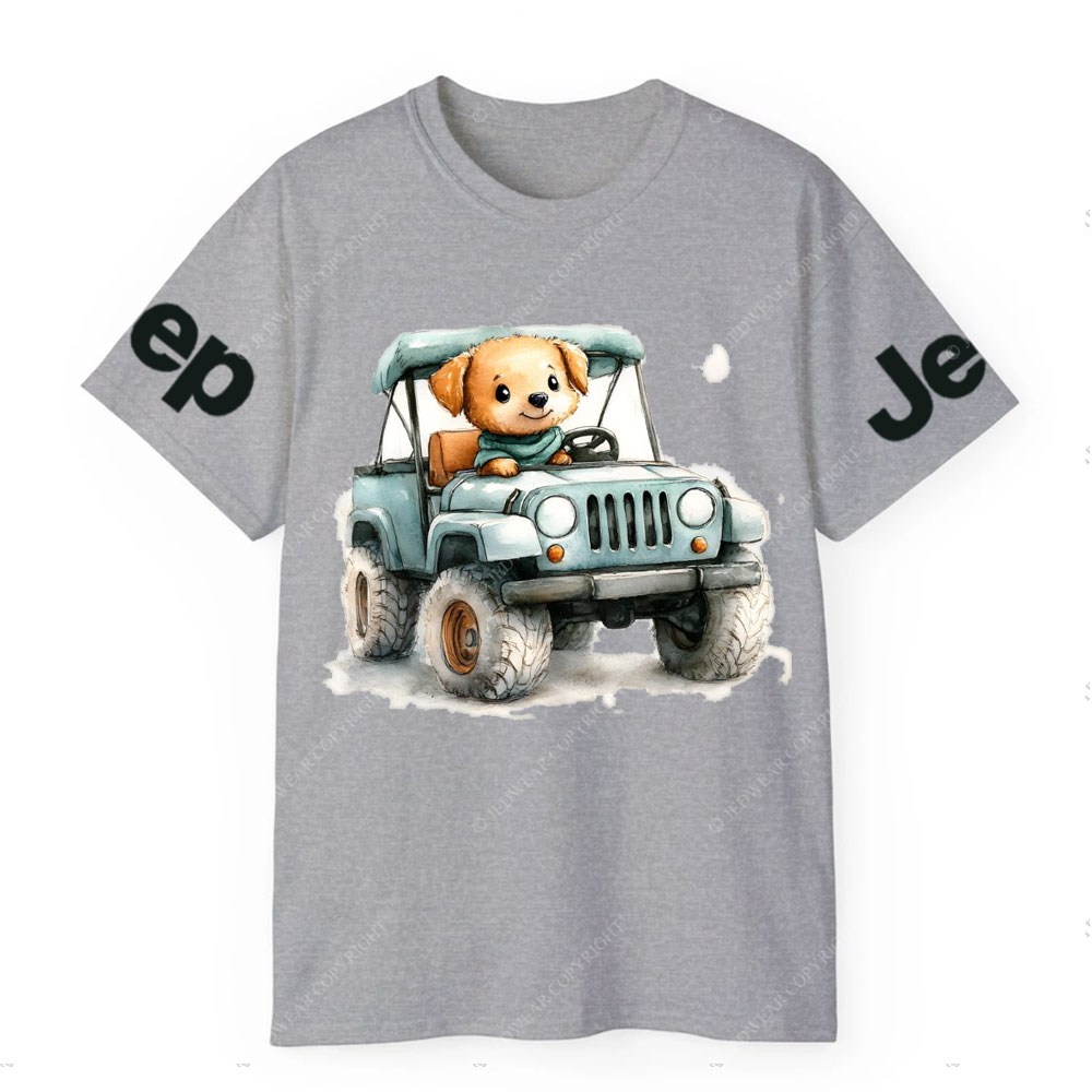 Cute Puppy Driving a Small Jp T-Shirt