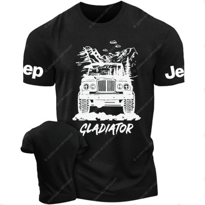 Jp Gladiator Mountains Off Round T-Shirt