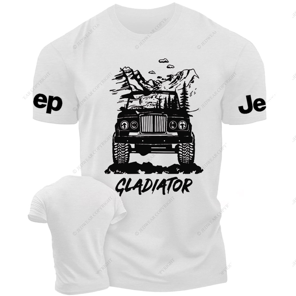 Jp Gladiator Mountains Off Round T-Shirt