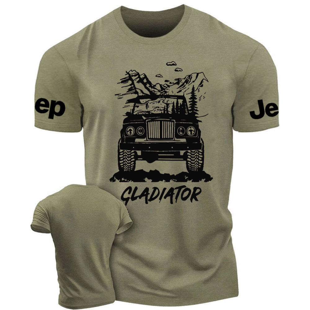 Jp Gladiator Mountains Off Round T-Shirt
