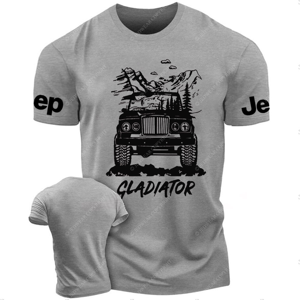 Jp Gladiator Mountains Off Round T-Shirt
