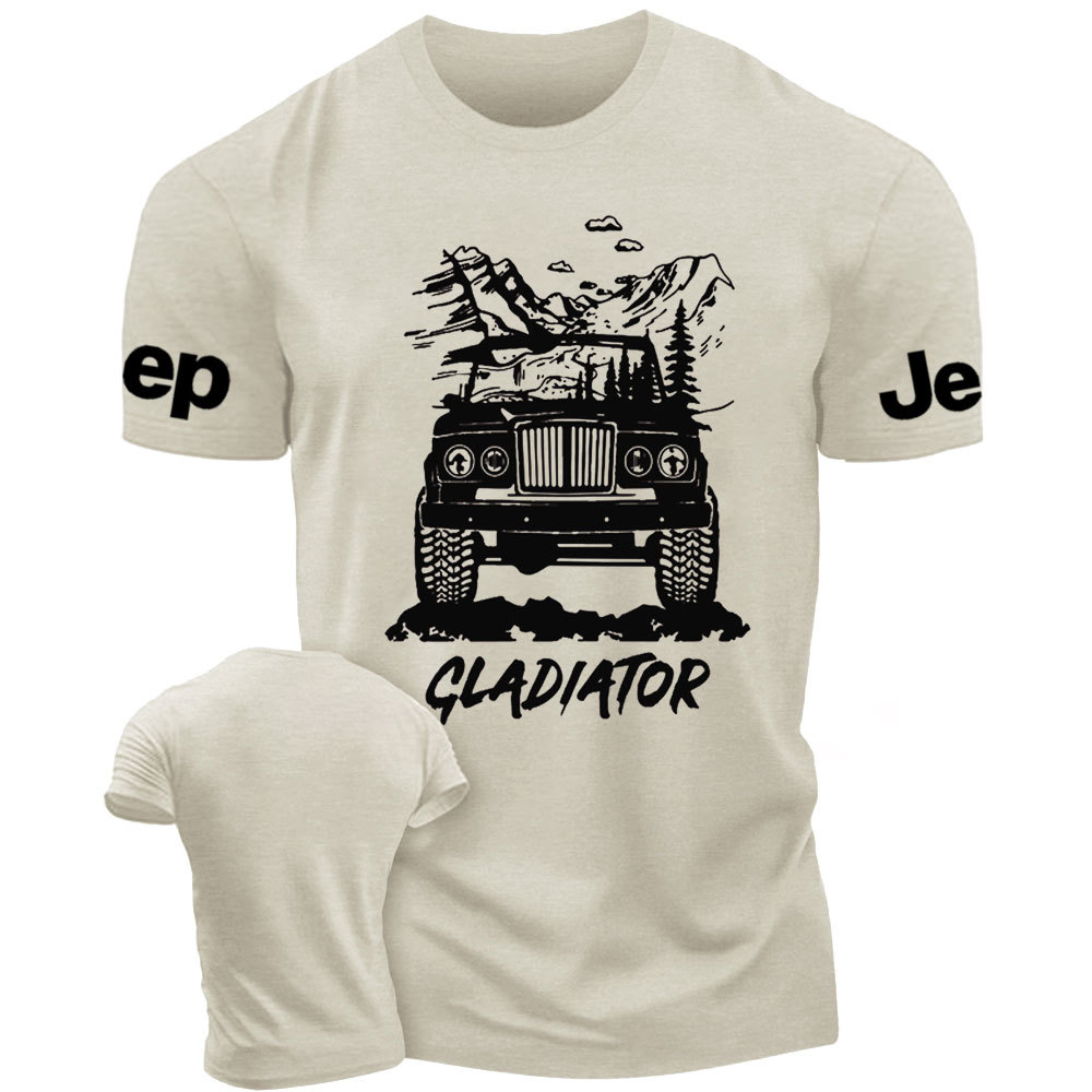 Jp Gladiator Mountains Off Round T-Shirt