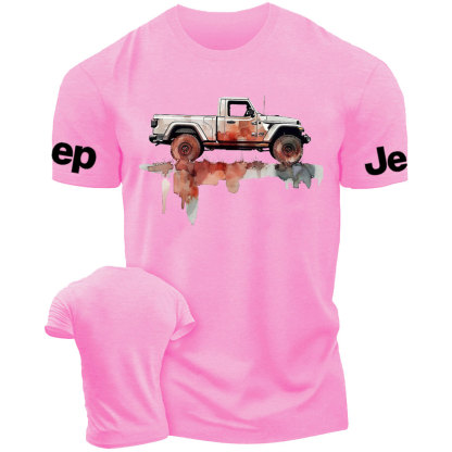 Jeep Gladiator Watercolor Illustration Off-Road Adventure T-Shirt
