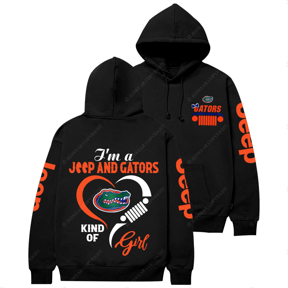 Florida Gators Football Team Heart Jp Girl Women Casual Hoodie