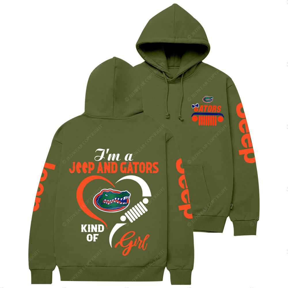 Florida Gators Football Team Heart Jp Girl Women Casual Hoodie