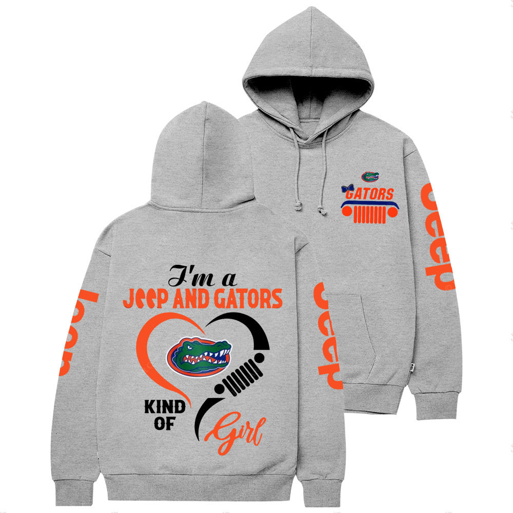 Florida Gators Football Team Heart Jp Girl Women Casual Hoodie