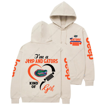 Florida Gators Football Team Heart Jp Girl Women Casual Hoodie
