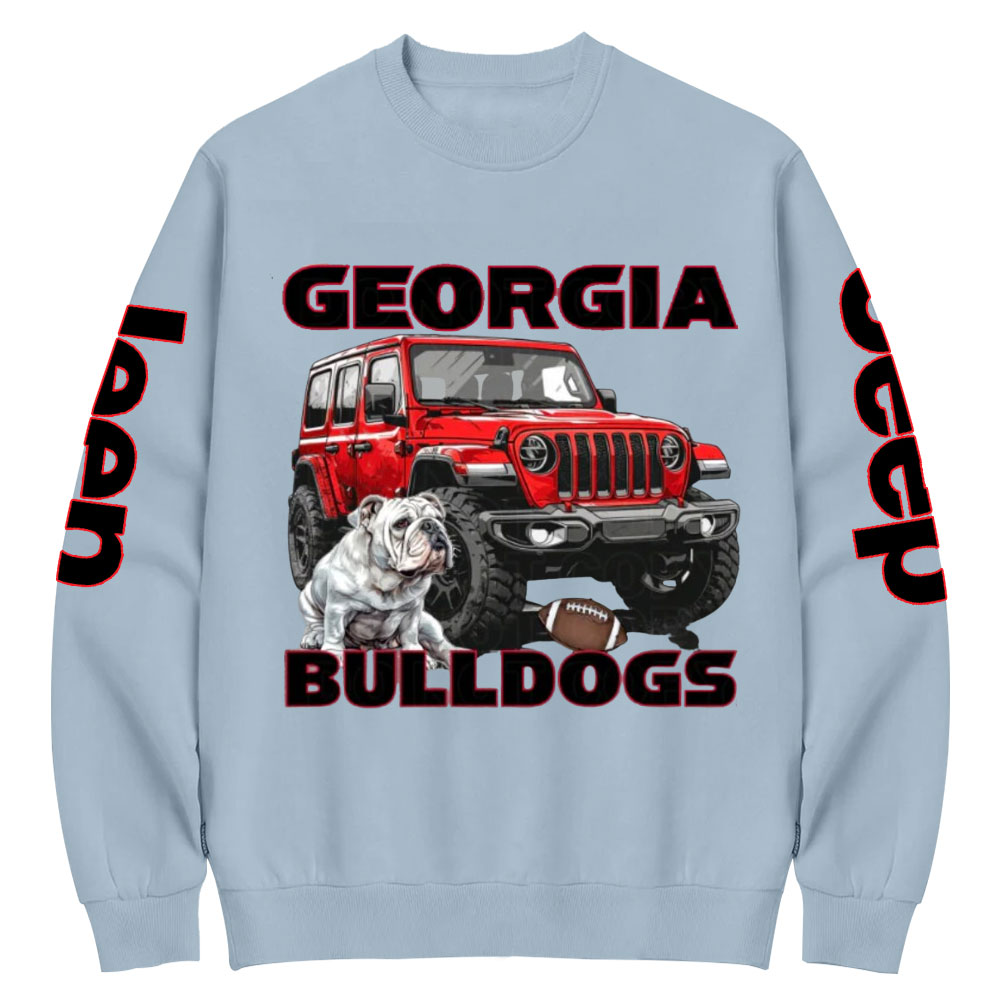 Georgia Jp Bulldog Crew Neck Sweatshirt