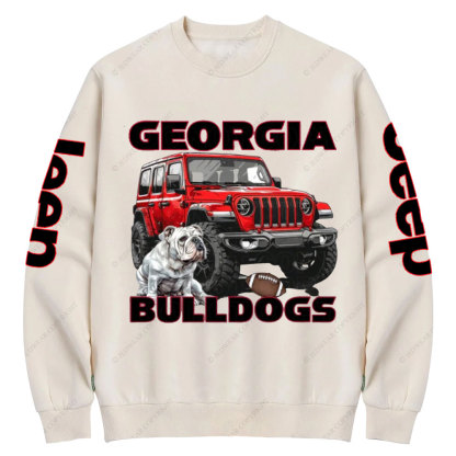 Georgia Jp Bulldog Crew Neck Sweatshirt