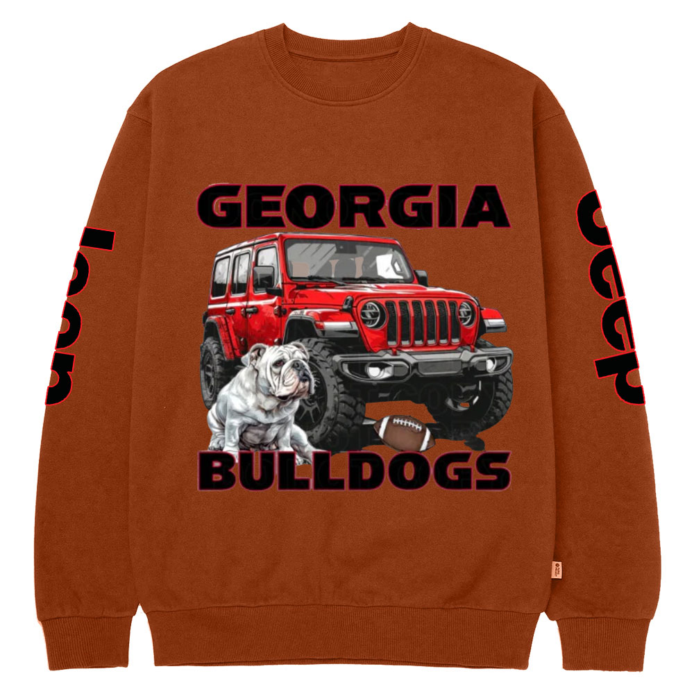 Georgia Jp Bulldog Crew Neck Sweatshirt