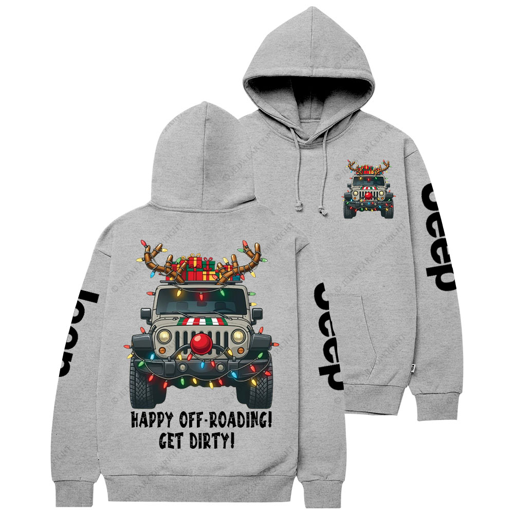 Happy Off-Roading Get Dirty Jpmas Casual Hoodie